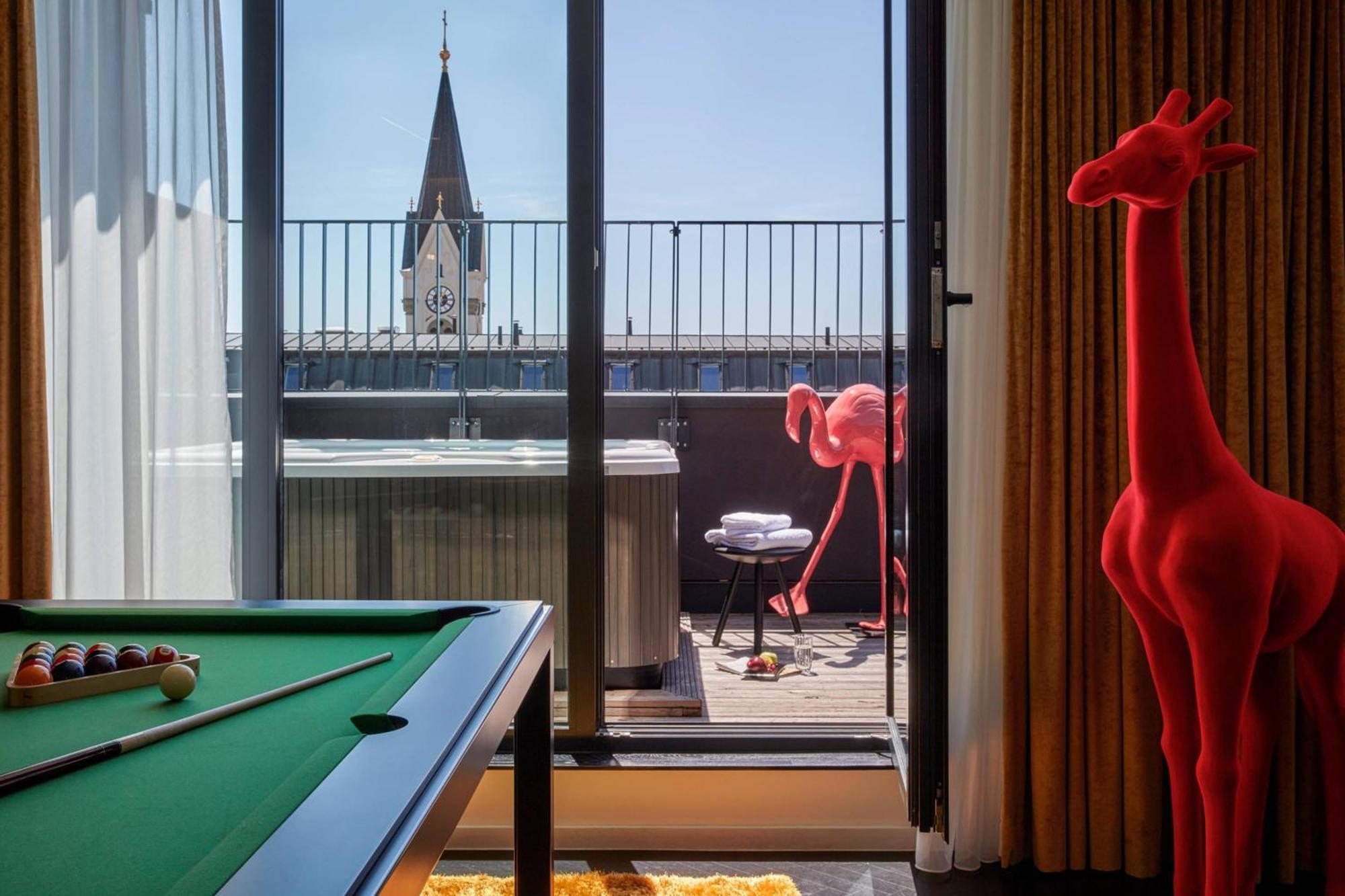 Roomers Munich, Autograph Collection Ngoại thất bức ảnh The view from the penthouse